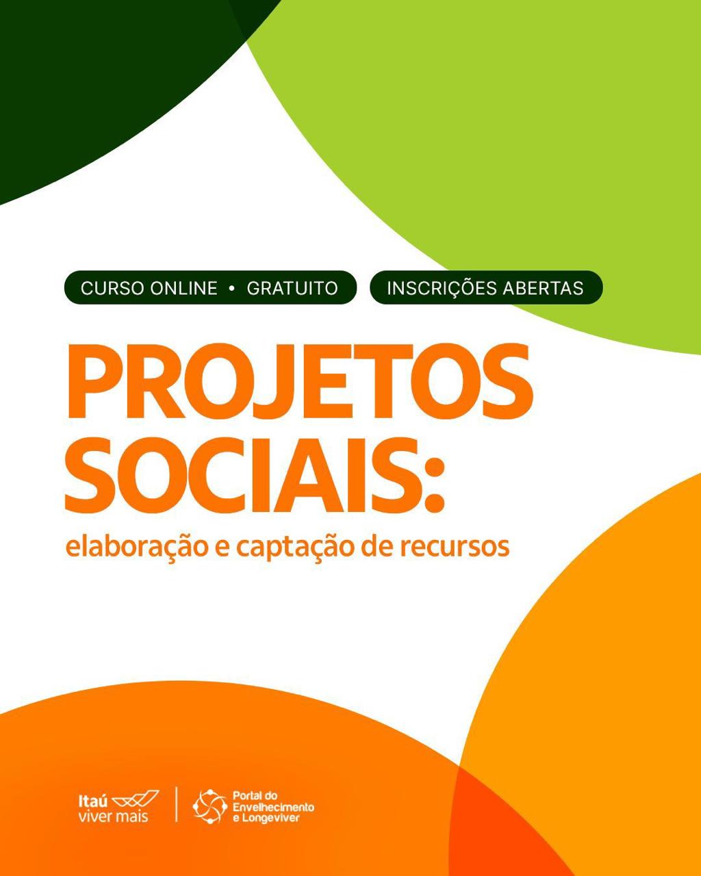 CURSO À DISTÂNCIA GRATUITO - Apoio à elaboração e captação de recursos para projetos sociais